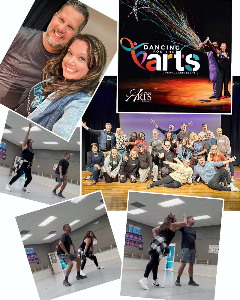 dancing for the arts collage from practice photos