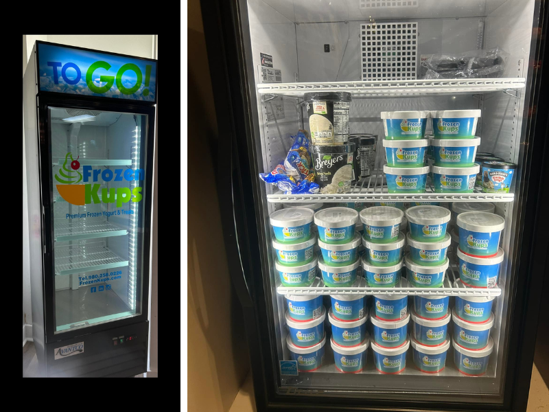 Cold units for grab-and go products