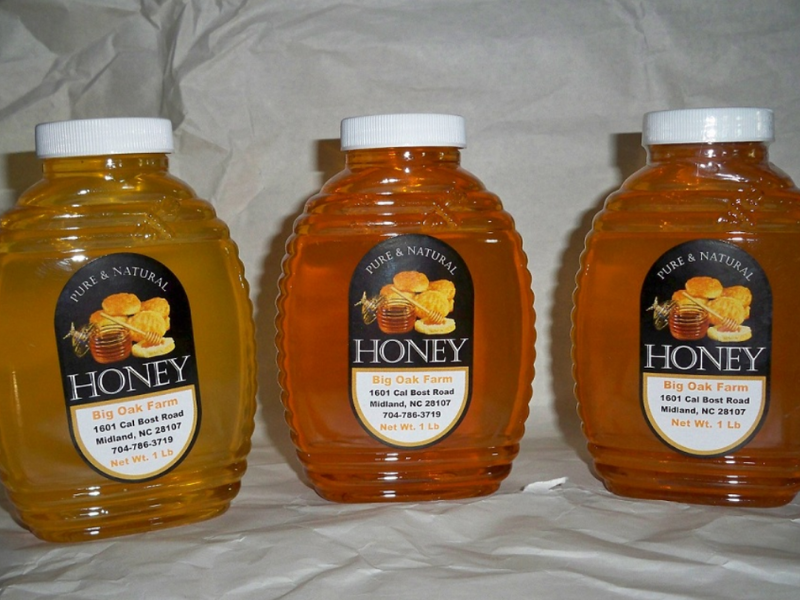 Honey from Roberts' Big Oak Farm