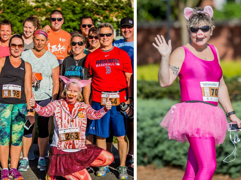 Wear your best piggy-related costume to the Jiggy 5K